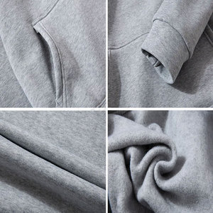 Ensemble de survêtement personnalisé pour homme grande taille, pantalon de jogging et sweat à capuche, en molleton uni 100% coton, pour la maternité, la gym, l'hiver et le printemps - Product Image 6
