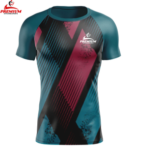 เสื้อยืดรัดรูปผู้ชายแบบสปอร์ตแห้งเร็วเสื้อแขนสั้นซับเหงื่อสำหรับออกกำลังกายและวิ่งแบบแข็ง - Product Image 4