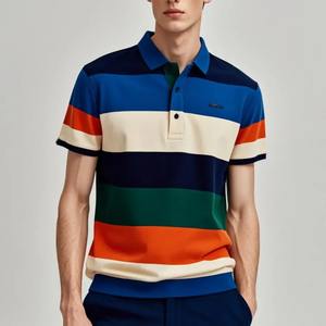 Polo de alta calidad con logotipo personalizado, bordado informal, marca personal de empresa, estampado para hombre - Product Image 4