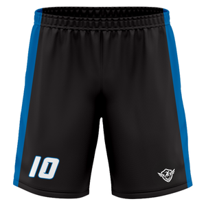 Conjunto de Uniforme de Fútbol Personalizado Unisex, Camiseta Deportiva Protectora de Poliéster Transpirable de Secado Rápido, Azul y Negro - Product Image 4