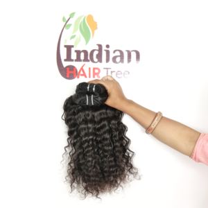 Extensions de cheveux humains vierges non traités, aspect naturel brut, double trame vietnamienne, ondulées, sans traitement chimique - Product Image 4