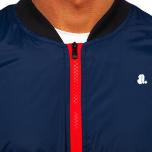 เสื้อแจ็กเก็ตบอมเบอร์สำหรับผู้ชายเสื้อแจ็กเก็ตบอมเบอร์น้ำหนักเบาแบบสั่งทำ - Product Image 6