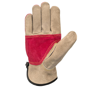 Guantes de trabajo de seguridad hechos de cuero de vaca ideales para soldadura de manejo de maquinaria y trabajo al aire libre - Product Image 3