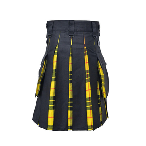 Vente en gros Nouvelle collection d'usine Kilt hybride pour hommes Logo personnalisé Mode écossaise traditionnelle Robe Prix de gros Pas cher - Product Image 3