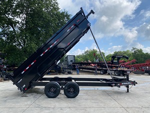 Remorque à benne télescopique 7x16 16K 8 tonnes à vendre Remorque à benne basculante hydraulique robuste - Product Image 4