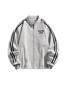 Veste coupe-vent unisexe violette à capuche avec fermeture éclair, imperméable, coupe-vent, sportive, coupe ample, automne, polyester, streetwear, toile - Product Image 5