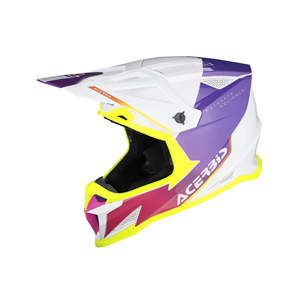 Casco Offroad Acerbis T711 Nuovo con Doppia Visiera per Bambini, per Uso Motocross e Fuoristrada - Product Image 1