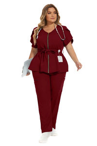Uniformes Médicos Personalizables para Enfermeras de Hospital, Uniformes Médicos Cómodos Unisex de Algodón/Poliéster de Alta Calidad - Product Image 2