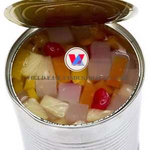 ค็อกเทลผลไม้เขตร้อนรวมกระป๋อง 425 กรัม 850 กรัม A10 ในน้ำเชื่อม ผลิตจากโรงงานในเวียดนาม/ คุณกานะ - Product Image 2