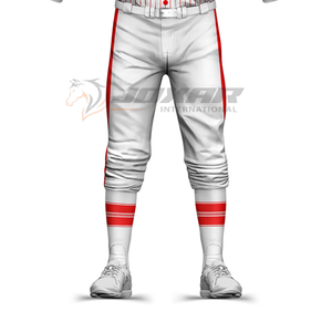 Conjunto de uniforme de béisbol con impresión por sublimación de Jersey y pantalones con nombre del equipo de tela ligera ideal para jóvenes a la venta - Product Image 5