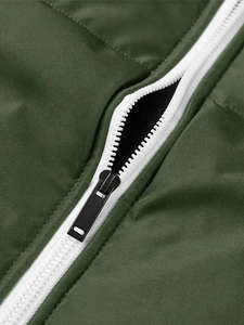 Veste matelassée coupe-vent imperméable unisexe avec coque en nylon rembourrage polyester/coton coupe ample pour l'hiver - Product Image 4