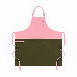 Tablier de cuisine en cuir commercial avec doublure en toile, poches de rangement intégrées, design unisexe pour restaurant et bar - Product Image 6