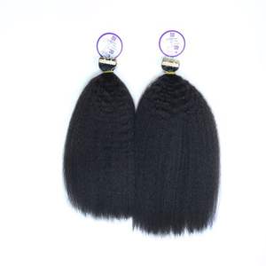 Cinta de pelo crudo vietnamita de alta calidad al por mayor en extensiones de pelo Color negro recto rizado - Product Image 2