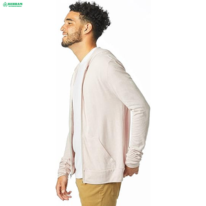 Sudadera con capucha y cremallera personalizada al por mayor, unisex, cómoda para actividades al aire libre, ropa casual térmica 100% - Product Image 6