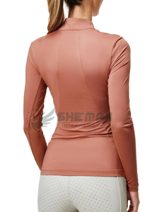 Ropa ecuestre, camisa de mujer para montar a caballo, tela elástica suave profesional, blusa que absorbe la humedad de secado rápido para montar a caballo - Product Image 4