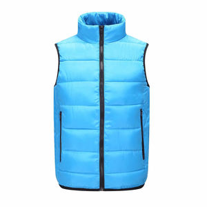 Gilet matelassé zippé pour homme, nouvelle arrivée, best-seller, automne, décontracté, écologique, polyester/nylon, vêtements d'extérieur, design tendance, dernier cri - Product Image 1
