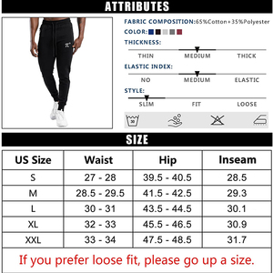 Pantalon de jogging sur mesure pour hommes, vêtements de rue, pantalon de jogging empilé, ceinture élastique en coton, tenue décontracté, vente en gros - Product Image 6