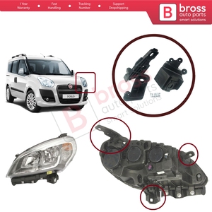 ชุดซ่อมขายึดไฟหน้า BHL550 ด้านซ้าย สำหรับ Doblo MK2 263 Facelift ปี 2015-2022 รุ่น 51974244 - Product Image 5