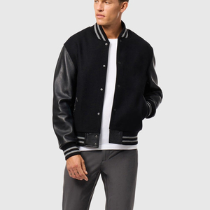 OEM Directo de fábrica Original Varsity Letterman Chaquetas Lana chaqueta de béisbol de la universidad para los hombres - Product Image 2
