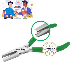 Pince à bec de canard de haute qualité Luminex Impex, fabrication de bijoux de précision, bricolage, acier inoxydable, couleur et taille personnalisables, outil pour fil - Product Image 3