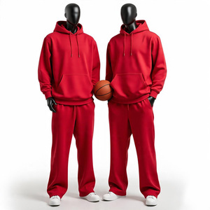 Survêtements pour hommes en gros, logo personnalisé, tissu technique en polaire avec poches, survêtement de jogging uni, vêtements de sport d'hiver, vêtements de sport actifs - Product Image 4