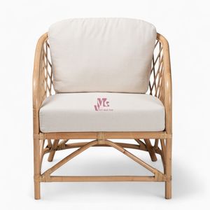 New Collection <b>Rattan</b> <b>Dining</b> <b>Chairs</b> Indoor <b>Rattan</b> Accent <b>Chairs</b> Comfy Armchairs for Bedroom Living Room - Product Image 2