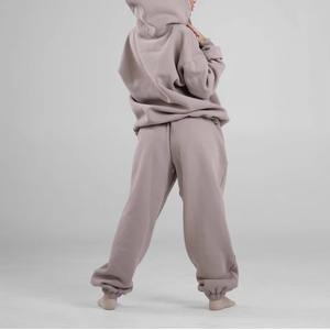 Sweat-shirt polaire à capuche de couleur unie pour femmes pull à manches longues doux et chaud pour l'hiver surdimensionné vêtements d'extérieur à la mode décontractés - Product Image 2