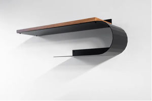 Étagère en bois avec rail en métal pour le rangement et l'organisation de la maison pour les ustensiles Catégorie Rayan International IK-178 - Product Image 4