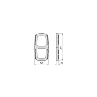 Emuca España Modelo 7067325 Juego de extensiones laterales de aluminio pintado con plástico, colgador plegable, herrajes para armario, soporte.