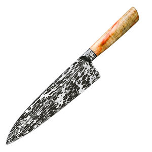 Cuchillo de Chef Hecho a Mano de Acero al Carbono con Mango de Resina, el Mejor Regalo para Él y Ella, Material Metálico - Product Image 6