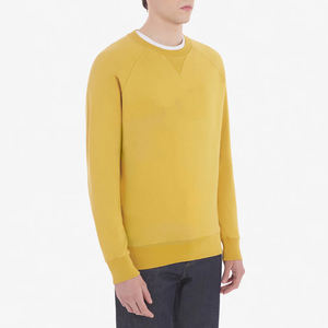 Sweat-shirt pour homme en coton doux de haute qualité Logo personnalisé imprimé Basic Crewneck Solid Pattern Winter Essentials Casual Plain Dyed - Product Image 4