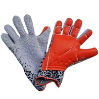 Guantes de fútbol americano para niños de la marca Handlady, stock al por mayor, revestimiento de silicona de cuero sintético dorado, gran agarre antideslizante