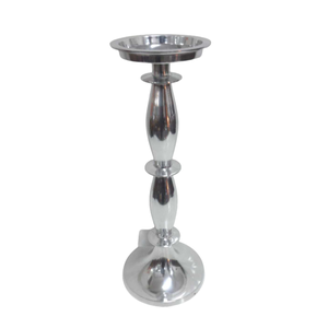 Florero de Metal de aluminio decorativo moderno para sala de estar, maceta hecha a mano con acabado de níquel para decoración de mesa disponible - Product Image 6