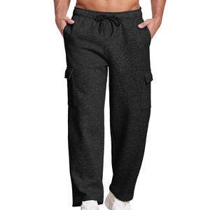 Nouveau Logo Personnalisé Hommes Polaire Joggers Pantalon De Survêtement Casual Hommes Pantalons Coton Polaire Jogging Pantalon De Survêtement Taille Élastique Pantalon hommes - Product Image 4