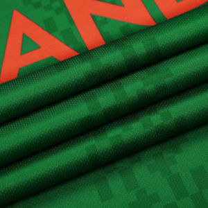 Para camiseta de entrenamiento de fútbol, camiseta de día de entrenamiento, tela transpirable de poliéster 100% de alta calidad, conjuntos de uniformes de fútbol irlandés, Parte delantera corta - Product Image 5