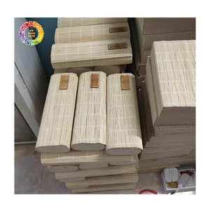 Cesta de regalo de bambú ecológico, cesta de picnic de bambú para guardar frutas, caja enrollable hecha a mano para embalaje rústico y uso de exhibición - Product Image 4