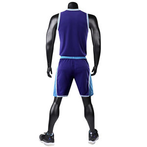 2025 nouveauté hommes basket maillot uniforme Logo personnalisé Sublimation imprimé haute qualité vêtements d'entraînement Vesloo Sports - Product Image 4