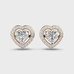 High on Demand Brilliant Solitaire Diamond Earrings for Brides <b>A</b> Stunning Wedding Day Accessory or Anniversary <b>Gift</b> - Product Image 1