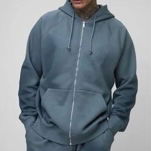 Customized Cotton/Polyester Long Sleeves <b>Aesthetic</b> Everyday Wear Active Wear Streetwear <b>Hoodie</b> Full Zip Up Quick Dry Breathable - Product Image 3