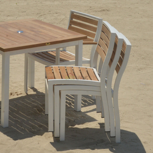 Cattalina Mahogany Solid Stacking <b>Dining</b> <b>Chair</b> Eco-Friendly Modern Design for Outdoor Hotels Villas Beachside Home Furniture - Product Image 6