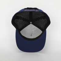 Gorras de Golf Vintage Impermeables de Secado Rápido con Perforaciones Láser, 5 Gorras Personalizadas con Logotipo Bordado en 3D y Etiqueta Tejida Interna