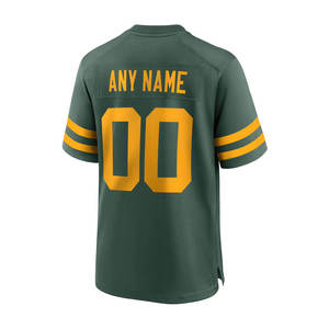 Meilleur maillot de football américain personnalisé et élégant, sublimé, prix le plus bas, haute qualité, col en V - Product Image 2