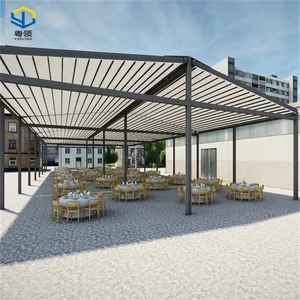 A buon mercato tenda da sole pieghevole in alluminio elettrico e manuale da tenda da sole retrattile da esterno per Patio