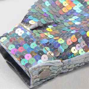 Chaqueta Vaquera de Color Personalizado para Mujer, Chaqueta Vaquera de Moda Otoñal, Chaqueta Informal para Mujer, Chaqueta Vaquera con Cuello Alto - Product Image 3