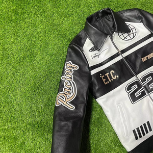 Chaqueta de Cuero para Hombre de la Mejor Calidad, Fabricada en Pakistán, Chaqueta de Cuero Genuino para Hombre, Mejor Venta en Línea - Product Image 1