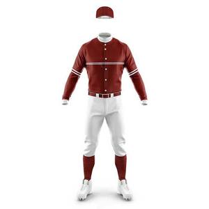 Uniforme de béisbol de alta calidad al por mayor uniforme de entrenamiento de béisbol transpirable de nuevo diseño personalizado - Product Image 6