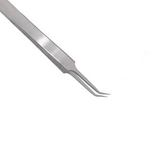 Pince à épiler d'extension de cils de qualité professionnelle de qualité supérieure couleur or pointe pointue acier inoxydable quantité minimale de commande bas - Product Image 4