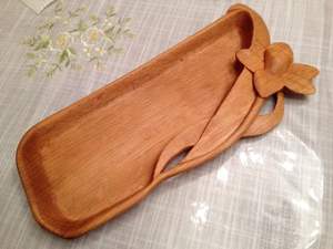 LISTE PLATEAU IMPRIMÉ EN BOIS MEILLEURE QUALITÉ SCULPTÉ Forme carrée disponible et artisanat indien meilleur échantillon Offre Spéciale - Product Image 6