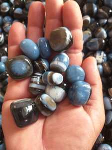 Cristal naturel de qualité supérieure bleu opale poli pierre précieuse pour la décoration de conscience spirituelle guérison Feng shui - Product Image 2