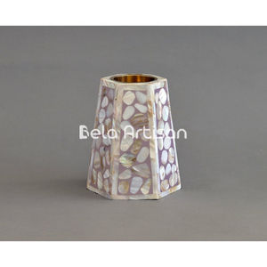 Brûleur en Bakhoor hexagonal en mosaïque orange Incrustation d'os Artistry - Product Image 3